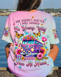 AGE DOESN'T MATTER BUS FLOWER ALL OVER PRINT - TLPQ0608242