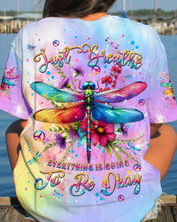 JUST BREATHE DRAGONFLY ALL OVER PRINT - TLPQ0907242