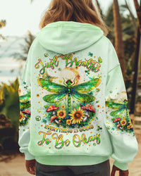 JUST BREATHE DRAGONFLY ALL OVER PRINT - TLPQ1009244