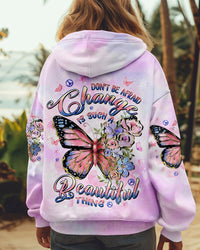 CHANGE IS SUCH A BEAUTIFUL THING BUTTERFLY ALL OVER PRINT - TLPQ1010243