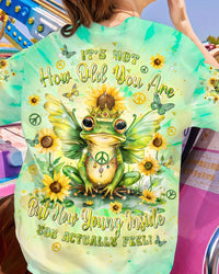 IT'S NOT HOW OLD YOU ARE FROG ALL OVER PRINT - TLPQ1107241