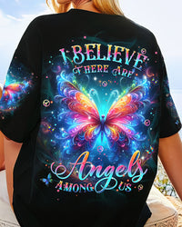 I BELIEVE THERE ARE ANGELS AMONG US BUTTERFLY ALL OVER PRINT - TLPQ1304241