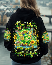 BE YOU THE WORLD WILL ADJUST FROG ALL OVER PRINT - TLPQ1410244