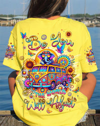 BE YOU THE WORLD WILL ADJUST ELEPHANT BUS ALL OVER PRINT - TLPQ2208243