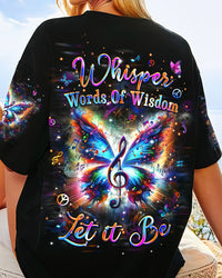 WHISPER WORDS OF WISDOM BUTTERFLY MUSIC ALL OVER PRINT - TLPQ2504244