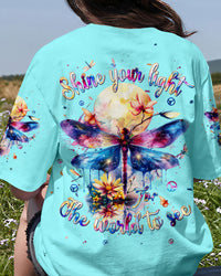SHINE YOUR LIGHT FOR THE WORLD TO SEE DRAGONFLY ALL OVER PRINT - TLPQ2803241