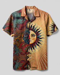 LIVE BY THE SUN VINTAGE CAMP SHIRT - TLTW2205231