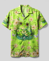 BE YOU THE WORLD WILL ADJUST FROG CAMP SHIRT - TLTW2709234