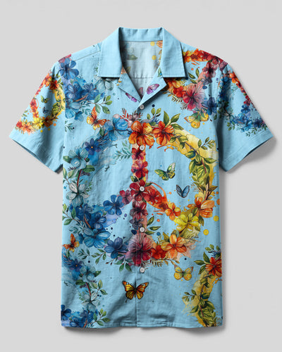 YOU BELONG AMONG THE WILDFLOWERS CAMP SHIRT - TY1405245