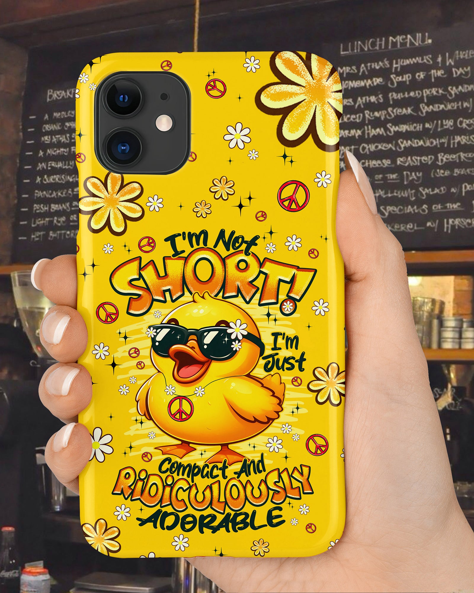 I'M NOT SHORT DUCK HIPPIE PHONE CASE - TYPQ0508255