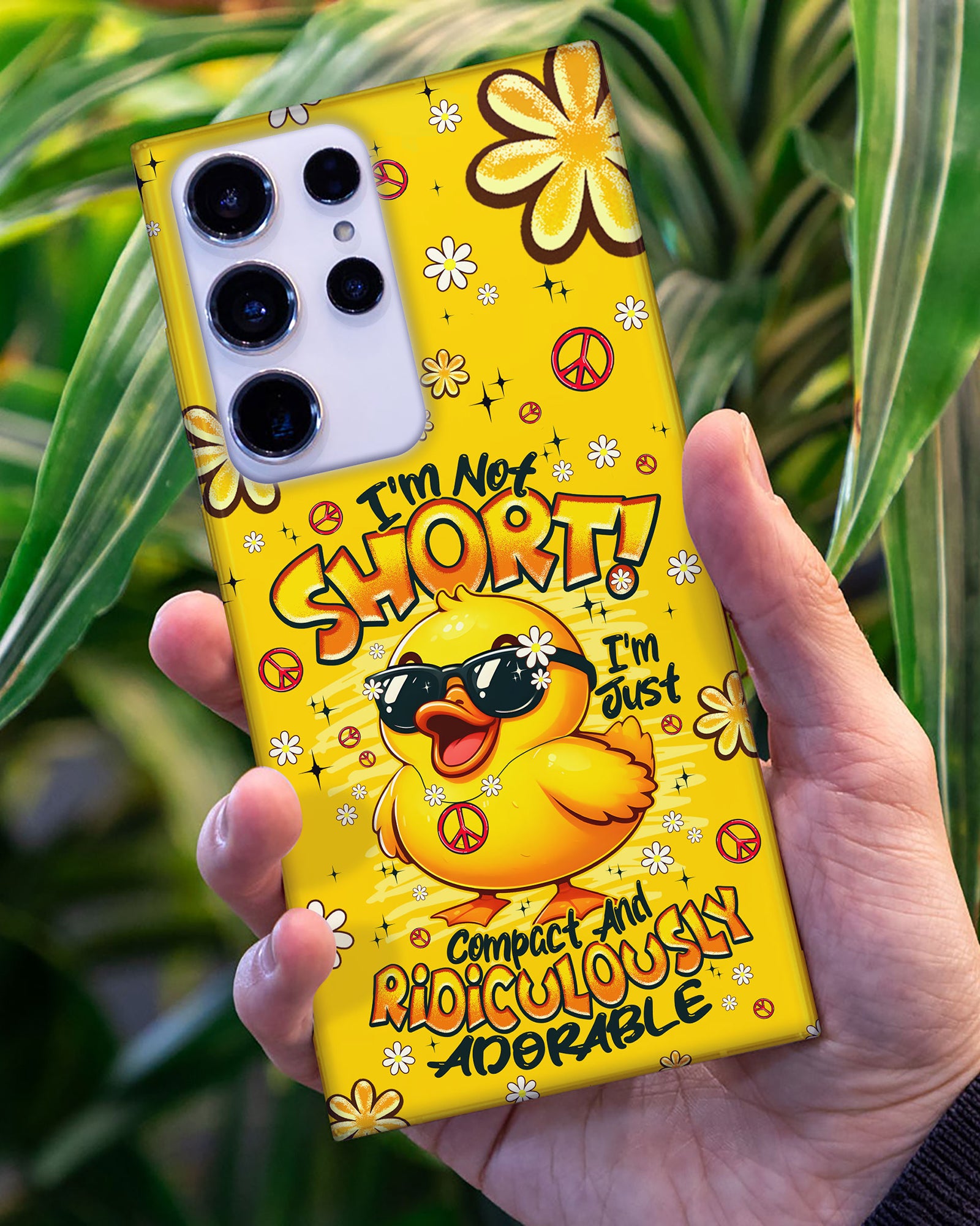 I'M NOT SHORT DUCK HIPPIE PHONE CASE - TYPQ0508255