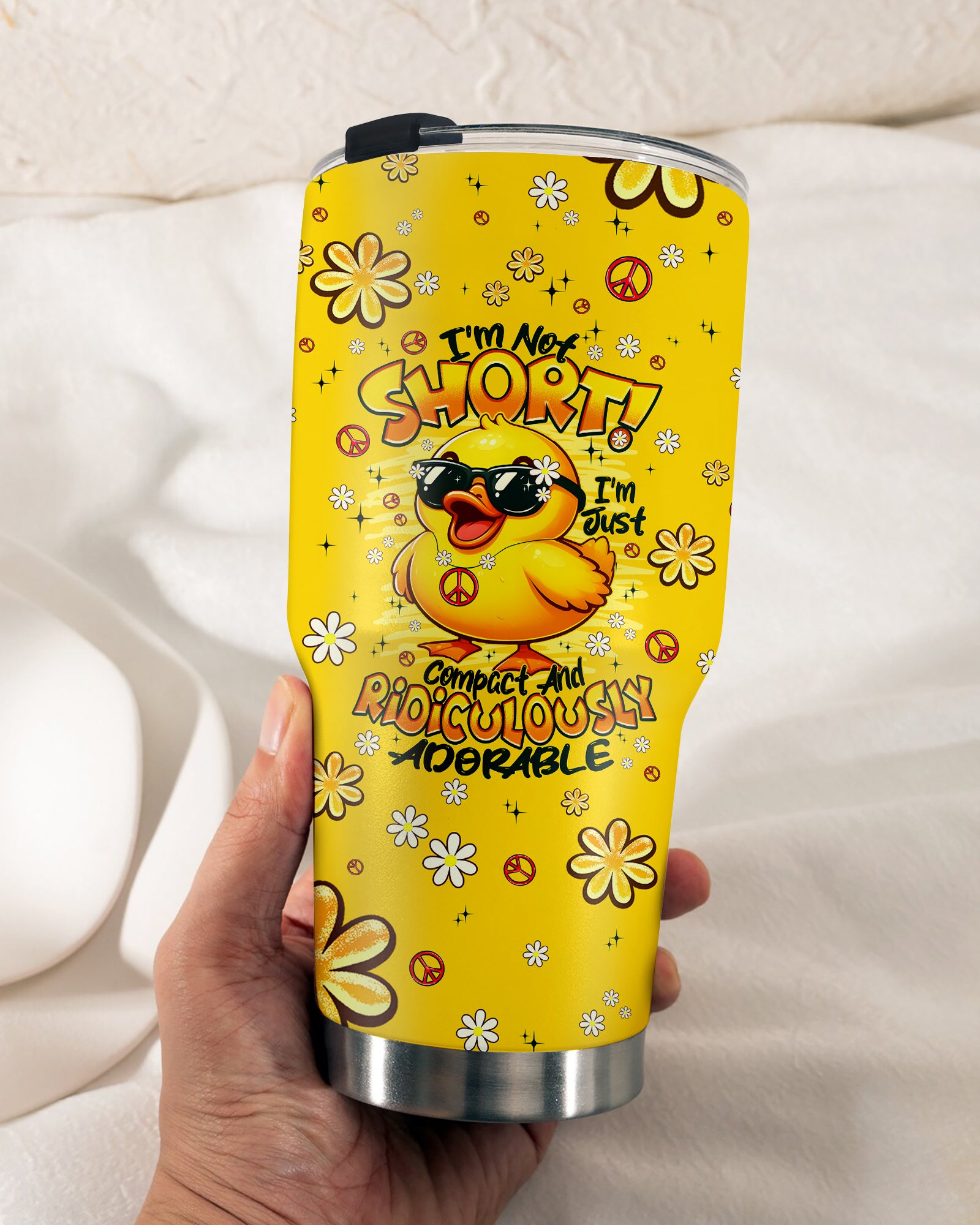 I'M NOT SHORT DUCK HIPPIE TUMBLER - TYPQ0508256