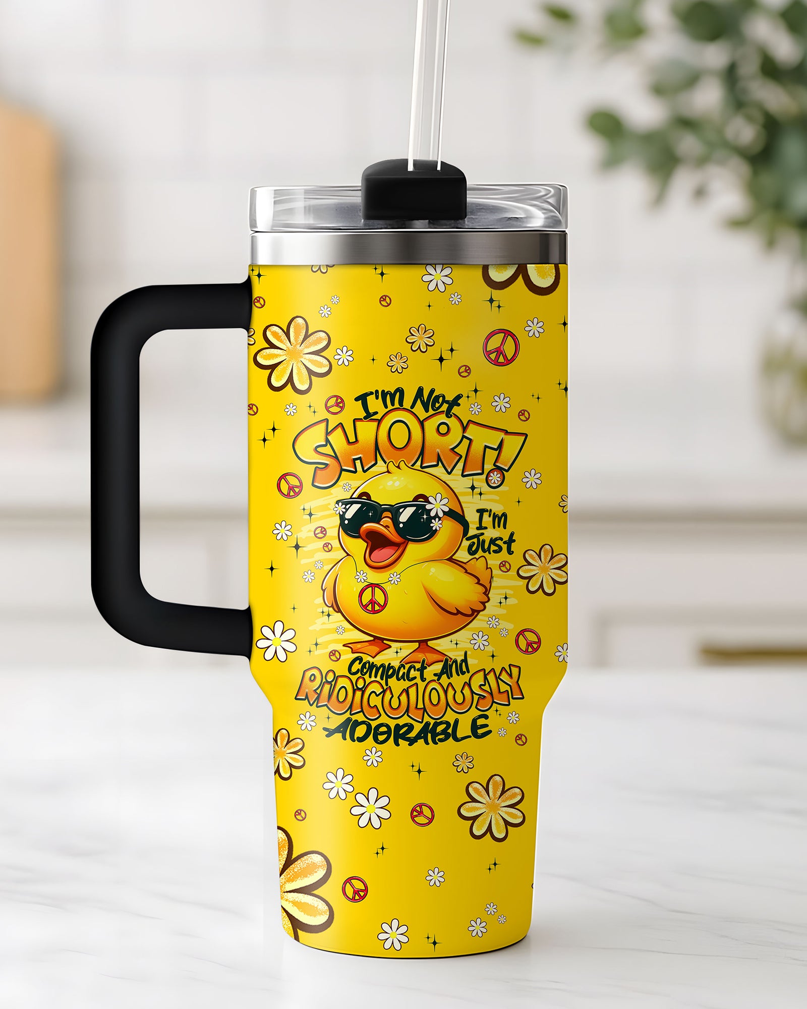 I'M NOT SHORT DUCK HIPPIE TUMBLER - TYPQ0508256