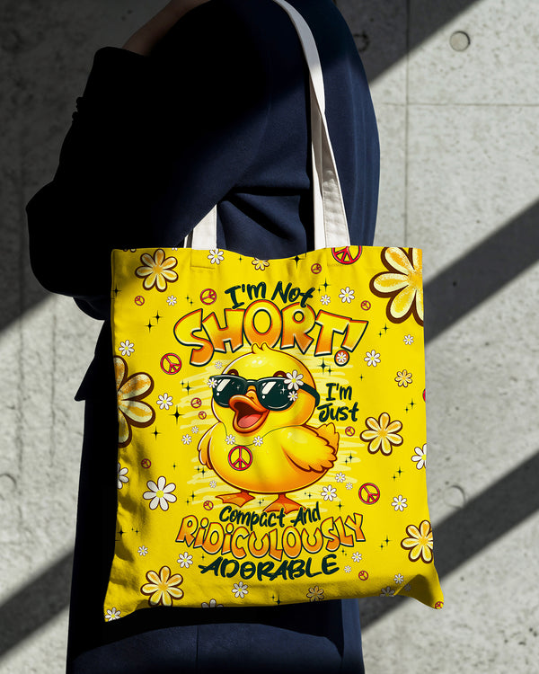 I'M NOT SHORT DUCK HIPPIE TOTE BAG - TYPQ0508258