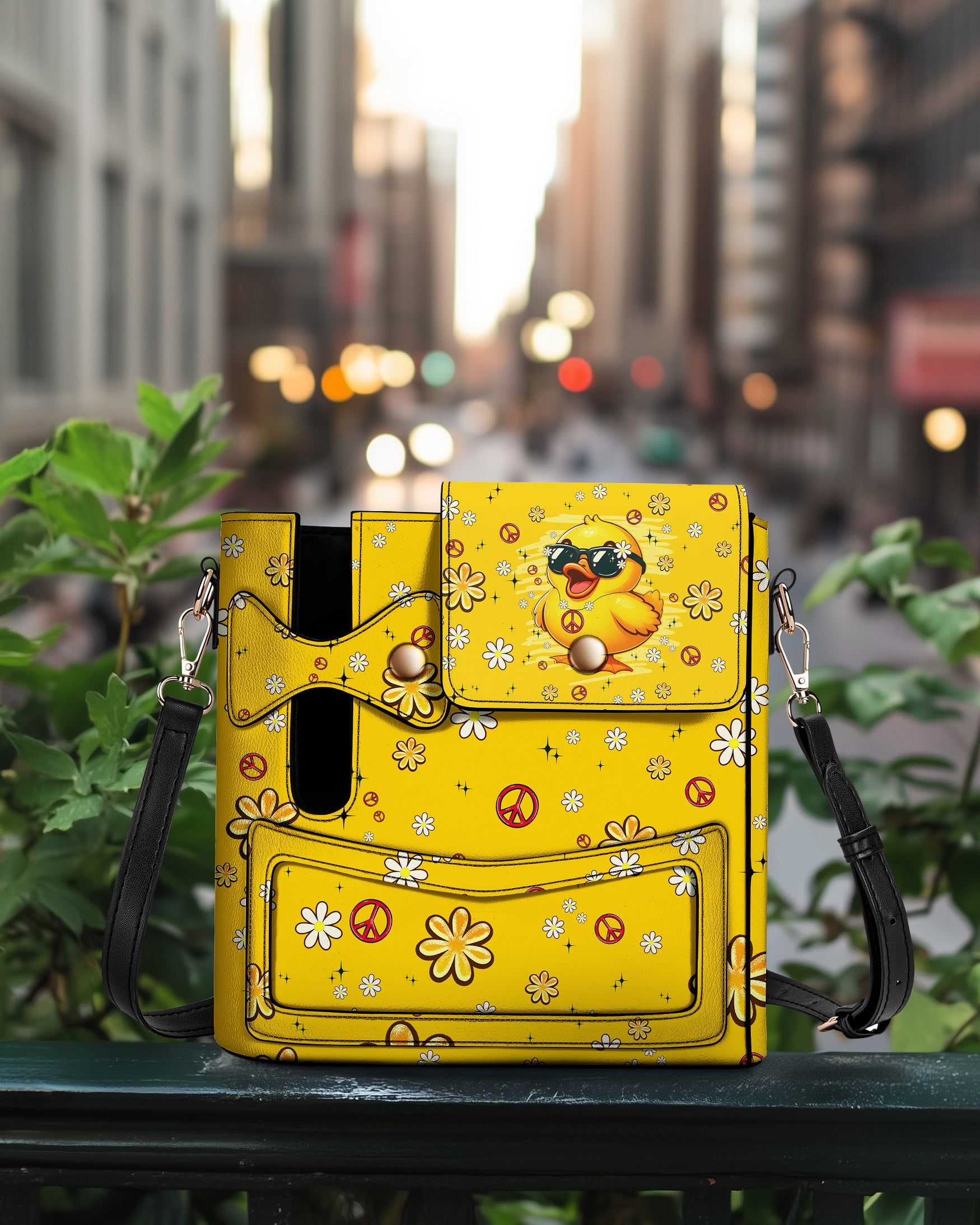 I'M NOT SHORT DUCK LEATHER TUMBLER STORAGE BAG - TYPQ0608251