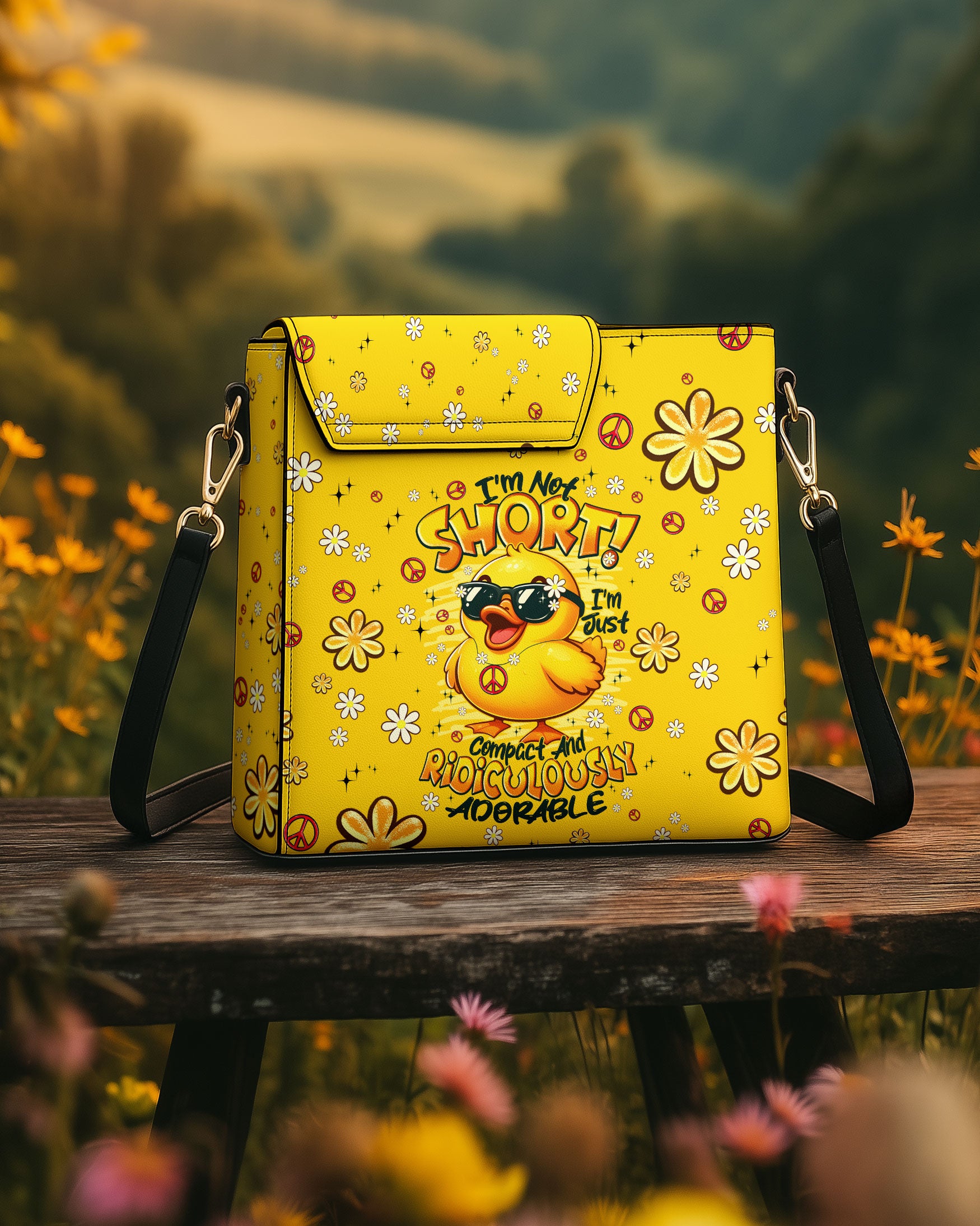 I'M NOT SHORT DUCK LEATHER TUMBLER STORAGE BAG - TYPQ0608251