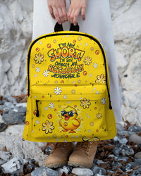 I'M NOT SHORT DUCK HIPPIE  BACKPACK - TYPQ0608252