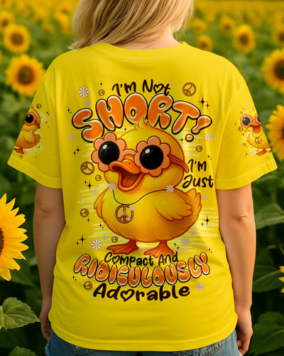 I'M NOT SHORT DUCK HIPPIE ALL OVER PRINT - TYPQ0708251