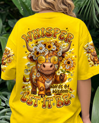 WHISPER WORDS OF WISDOM LET IT BE COW ALL OVER PRINT - TYPQ0906262