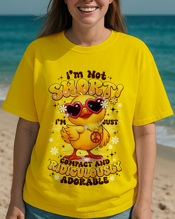 I'M NOT SHORT DUCK HIPPIE COTTON SHIRT - TYPQ0907255