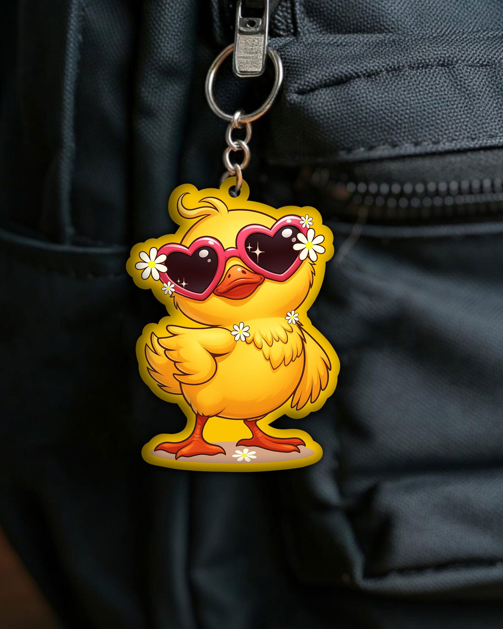 I'M NOT SHORT DUCK HIPPIE ORNAMENT & KEYCHAIN - TYPQ0907257