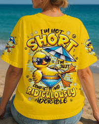 I'M NOT SHORT HIPPIE DUCK ALL OVER PRINT - TYPQ1108252