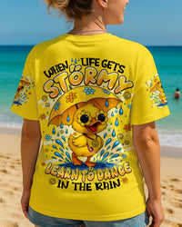 DANCE IN THE RAIN DUCK HIPPIE ALL OVER PRINT - TYPQ1208252