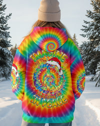 IMAGINE ALL THE PEOPLE LIVING LIFE IN PEACE CHRISTMAS TIE DYE ALL OVER PRINT - TYPQ1411251