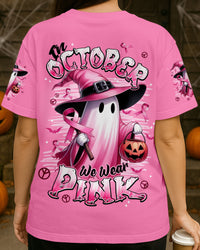 IN OCTOBER WE WEAR PINK BOO BREAST CANCER AWARENESS ALL OVER PRINT - TYPQ1508253