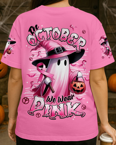 IN OCTOBER WE WEAR PINK BOO BREAST CANCER AWARENESS ALL OVER PRINT - TYPQ1508253