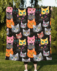 CATS FLEECE BLANKET - TYPQ1601261