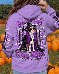 I'M THE CRAZY HEIFER HALLOWEEN COW ALL OVER PRINT - TYPQ1707262