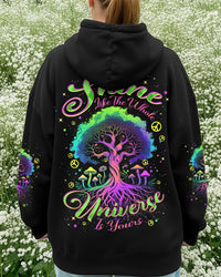 SHINE LIKE THE WHOLE UNIVERSE IS YOURS ALL OVER PRINT - TYPQ1711252