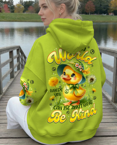 IN A WORLD WHERE YOU CAN BE ANYTHING BE KIND DUCK ALL OVER PRINT - TYPQ1812252