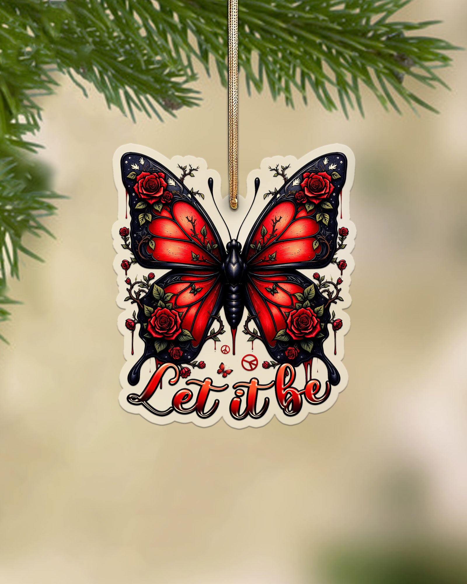LET IT BE BUTTERFLY ORNAMENT & KEYCHAIN - TYPQ2208254