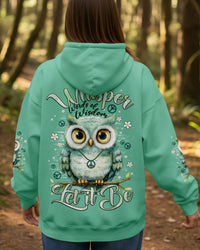 WHISPER WORDS OF WISDOM LET IT BE OWL ALL OVER PRINT - TYPQ2310251
