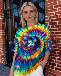 COLORFUL CAT ALL OVER PRINT - TYPQ2402262
