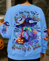 SPIRIT OF A WITCH HIPPIE HALLOWEEN ALL OVER PRINT - TYPQ2407253