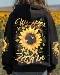 WHISPER WORDS OF WISDOM LET IT BE SUNFLOWER ALL OVER PRINT - TYPQ2609251