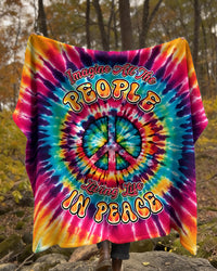 IMAGINE ALL THE PEOPLE LIVING LIFE IN PEACE FLEECE BLANKET - TYPQ2901261