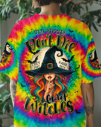 OLD HIPPIES WITCH HALLOWEEN TIE DYE ALL OVER PRINT - TYPQ3006251