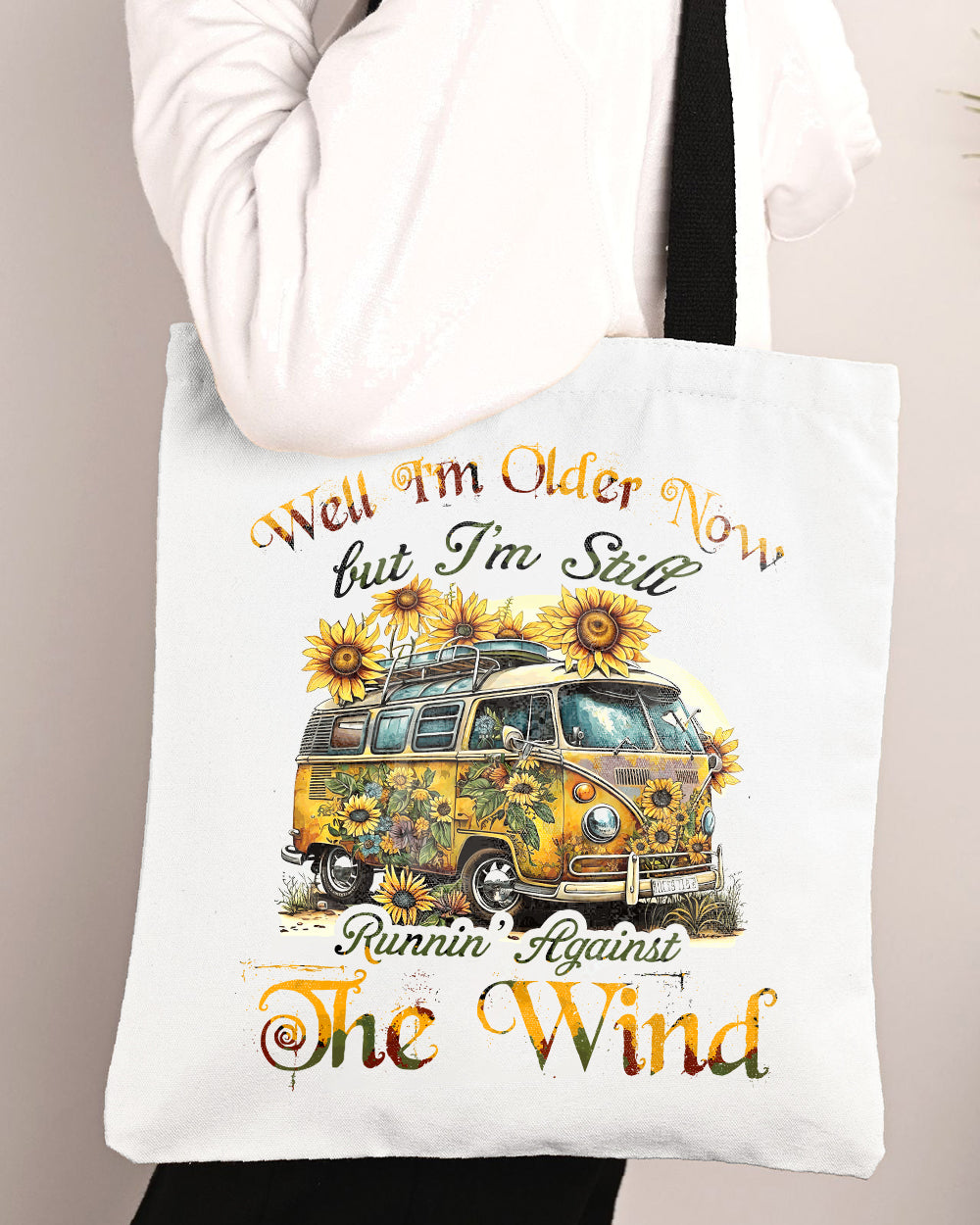 RUNNING AGAINST THE WIND TOTE BAG - TYTD0805234