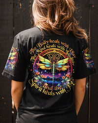 SPIRIT HEALS WITH JOY DRAGONFLY ALL OVER PRINT - TYTM1107231