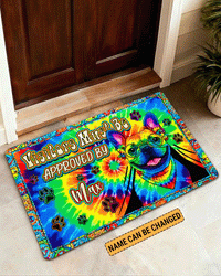 VISITORS MUST BE APPROVED BY FRENCH BULLDOG DOORMAT - YHLT1901263
