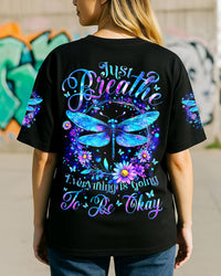 JUST BREATHE DRAGONFLY ALL OVER PRINT - TYTM1206251