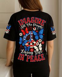 IMAGINE ALL THE PEOPLE LIVING LIFE IN PEACE ALL OVER PRINT - TYTM1505254