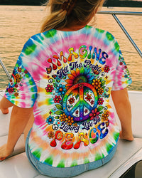 IMAGINE ALL THE PEOPLE LIVING LIFE IN PEACE TIE DYE ALL OVER PRINT - TYTM1604251