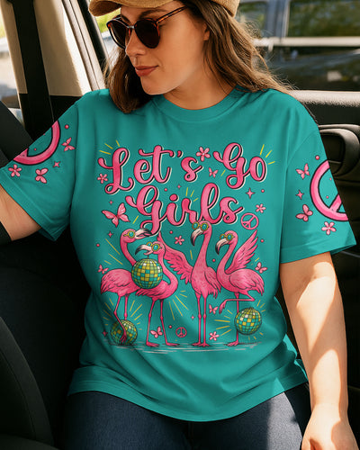 LET'S GO GIRLS FLAMINGO ALL OVER PRINT - TYTM1804254