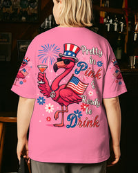 PRETTY IN PINK FLAMINGO ALL OVER PRINT - TYTM1405251