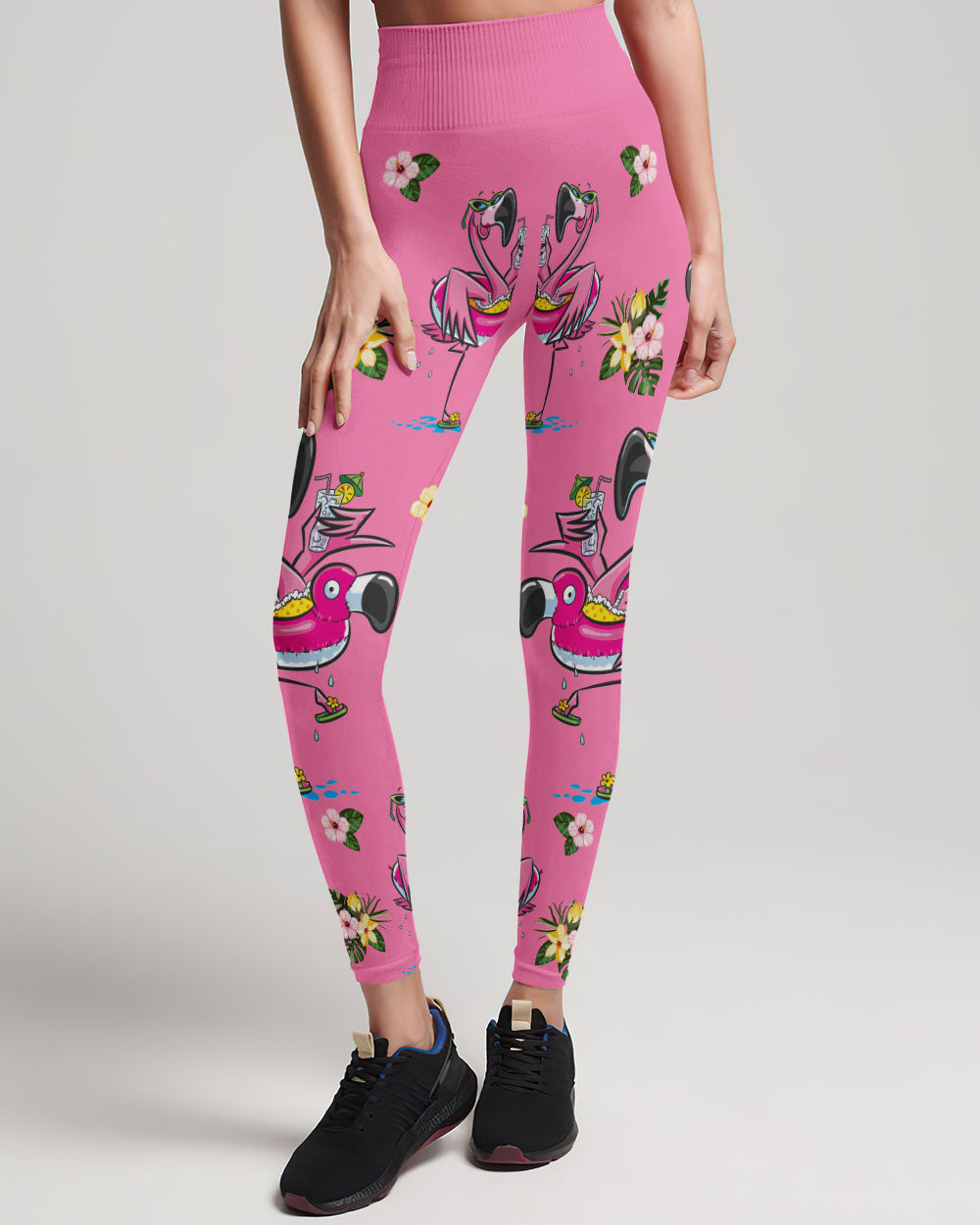 PRETTY IN PINK FLAMINGO LEGGING - TYQY1706247